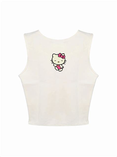 Hello Kitty Happy : Burge Bae Sleeveless Rachel Tank For Women – BurgerBae