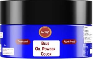 RED CLIFF Oil Powder Food Color - Blue | Highly Concentrated Edible ...