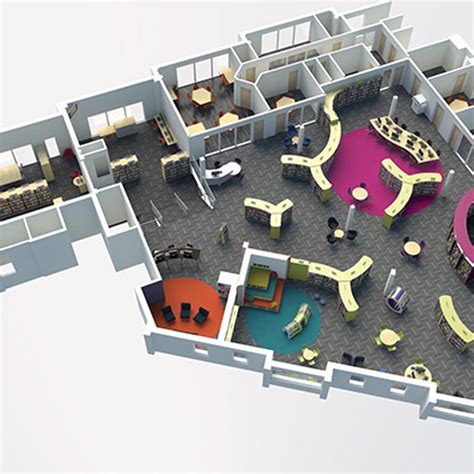 Library Layout 的图像结果