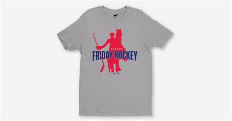 Revere Friday Hockey T-shirt - Heather Grey by Revere Friday Hockey | T ...