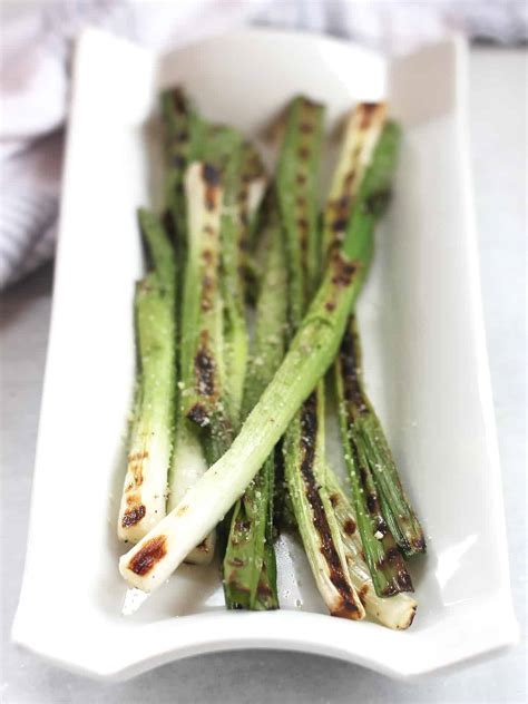 Grilled Green Onions - Bite On The Side