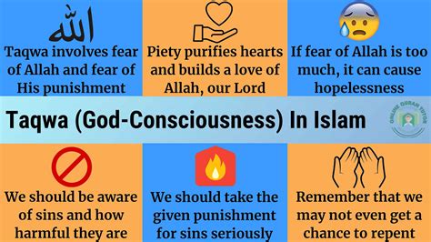 Taqwa (God-Consciousness) In Islam - Quran For kids