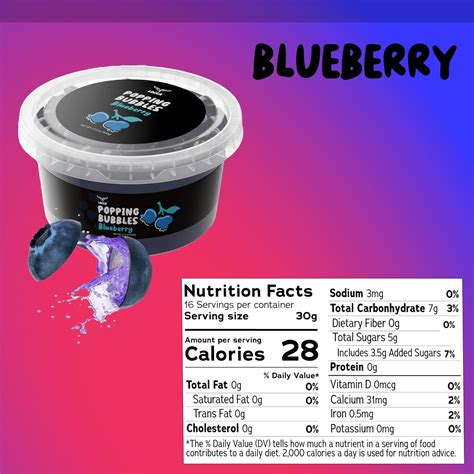 LOCCA Blueberry Popping Boba Pearls, Premium Boba Popping India | Ubuy