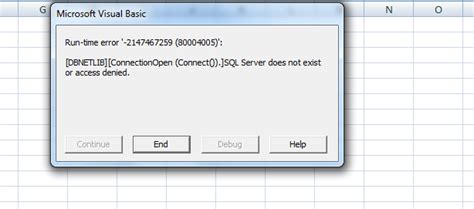 Image result for VBA and SQL Server Connection