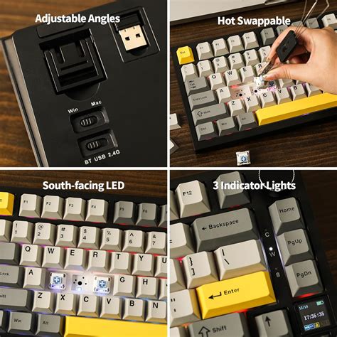 EPOMAKER Ajazz AK820 Pro 75% Mechanical Keyboard, India | Ubuy