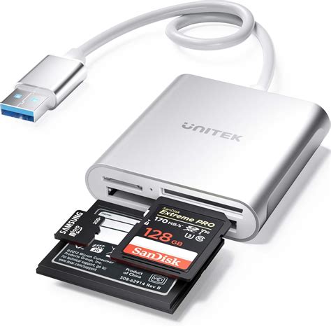 Amazon.com: USB SD Card Reader, Unitek USB 3.0 Memory Card Reader ...