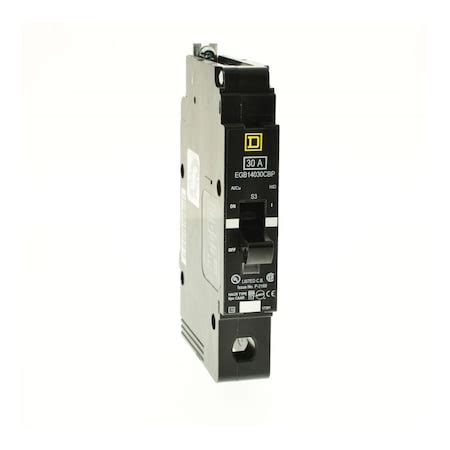 SQUARE D 30A, 1 pole Miniature Circuit Breaker, EGB, 277V AC, - EGB14030CBP