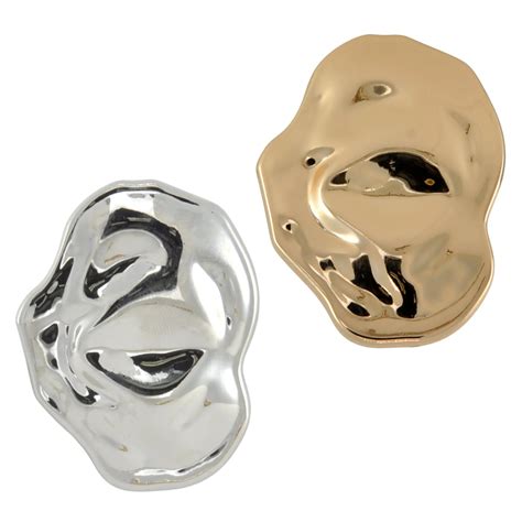 Hammered Crinkled Metal Buttons | 48mm – Ani Accessories