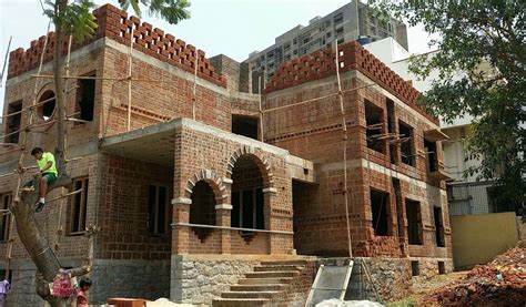 Pin by shanmugam on My dream | Brick house designs, Brick architecture ...