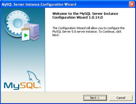 Image result for MySQL Server Instance Config Wizard