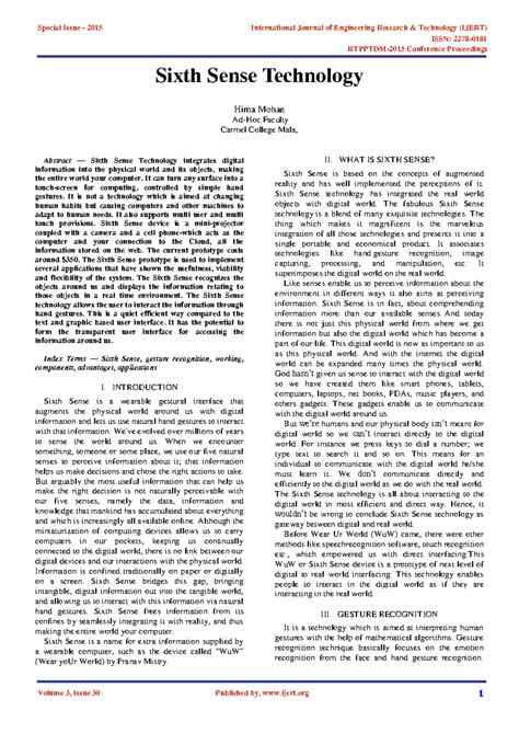 Sixth-sense-technology- Ijertconv 3IS30003 - Sixth Sense Technology ...