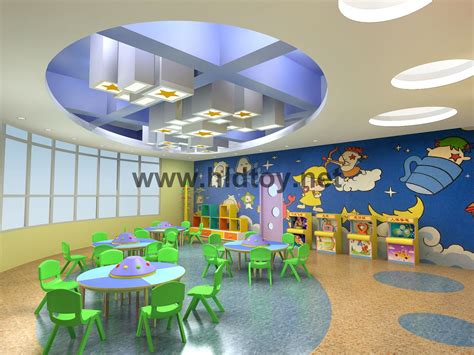 多彩的幼儿园环境布置图片_装修效果图_合抱木工装效果图