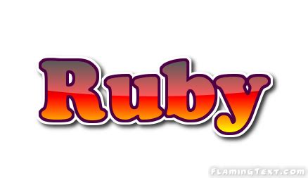 Image result for Ruby Name Design