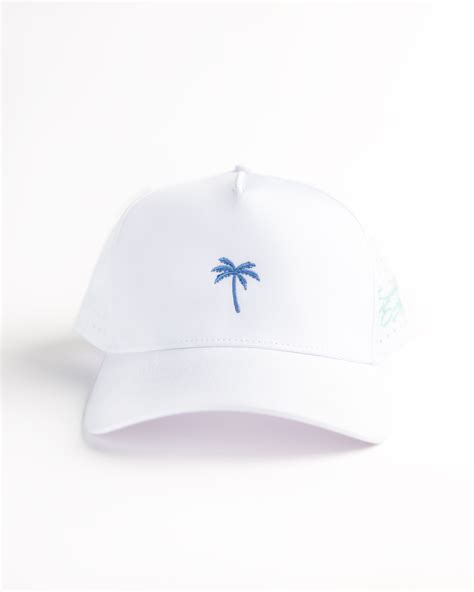 Palm White Golf Hat | Sunday Swagger