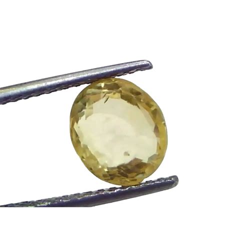 Yellow Sapphire (Pukhraj) Stone: Benefits, Price & Certified Gemstones ...