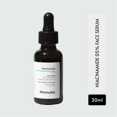 MINIMALIST NIACINAMIDE 5% + HA FACE SERUM 30ML – Fabb6