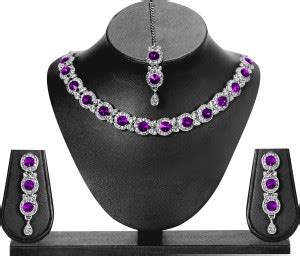 Purple Jewellery Sets - Buy Purple Jewellery Sets Online at Best Prices ...