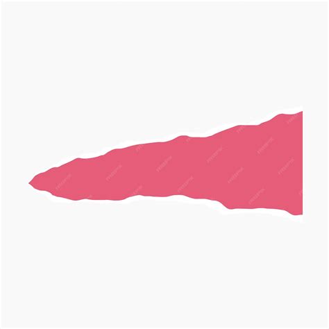 Pink ripped paper | Premium Vector