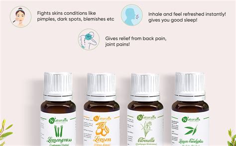 Naturalis Essential Oil Gift Pack of 4 - Natural Insects Repellent ...