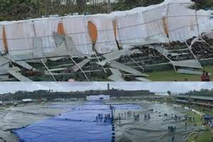 SL vs AUS: Galle International Stadium Stand Collapses Due To Heavy ...