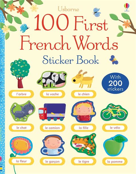 100 First French Words Sticker Book (100 First Words Sticker Books ...