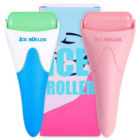 2 Pack Ice Rollers for Face, Eyes and Whole Body Relief, Face Roller ...