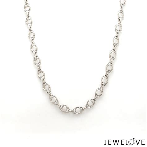 Designer Interlinked Platinum Chain JL PT CH 833
