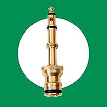 Ugaoo High Pressure Brass Nozzle Gun for 1/2" Garden Hose Pipe, Perfect ...