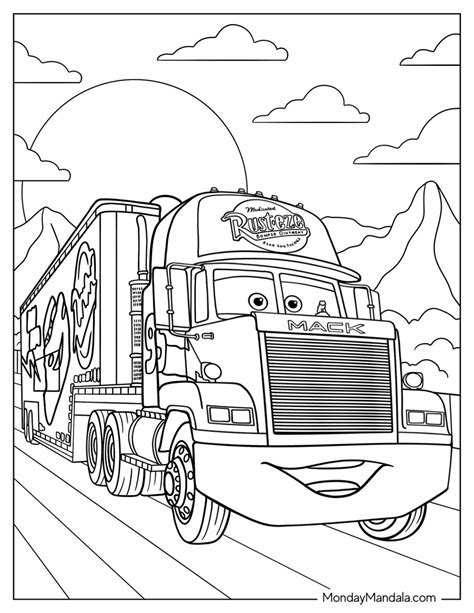 Disney Pixar Cars 3 Coloring Pages