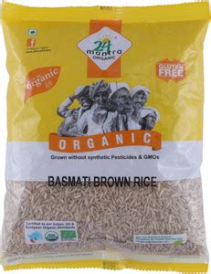 24 Mantra Organic Brown Basmati Rice (Medium Grain) Price in India ...