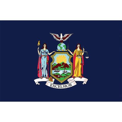 The Flag of New York | New York State Flag | Colonial Flag