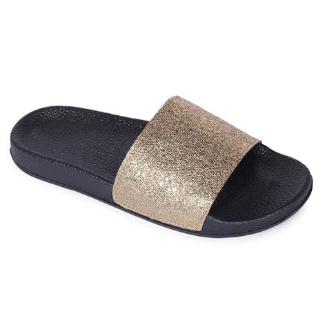 Buy Colo Women Flip Flop & Slider GS-8 Gold Size 4 UK at Amazon.in