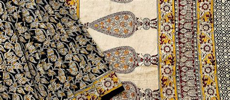 Pedana Kalamkari Hand Block Print Sarees – Vemshala