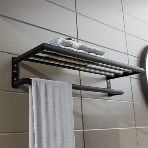 USF Bath Accessories Towel Rack 24 Inch,304 Stainless Steel Bathroom ...
