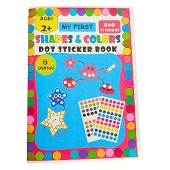 My First Shapes and Color Dot Sticker Book - (840 Dot Sticker),Dot ...