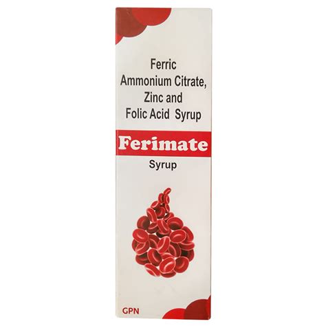Buy Ferimate Syrup 300 ml online | Uses, Side Effects, Price and ...