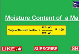 Image result for moisture content