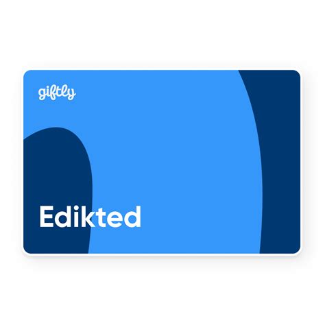 Edikted Giftly - Beautiful Gift Card Alternative