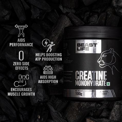 Super Micronized Creatine Monohydrate | 100G – Beastlife