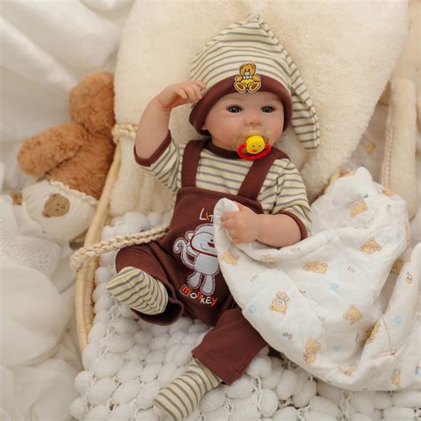 Kdudgso Realistic Reborn Baby MMF7 Dolls 20" Sweet Smile Newborn Baby ...