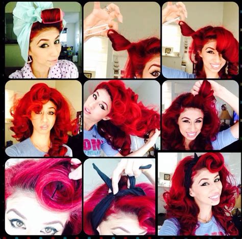Image result for Pin Up Hairdo Tutorial Step by Step