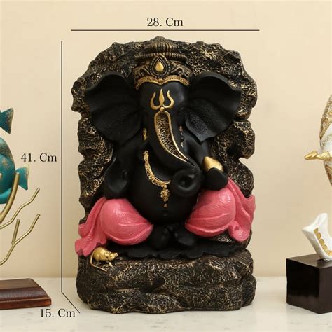 Buy VEDAS Mystical India Onkar Polyresin Ganesha Figurine from Vedas at ...
