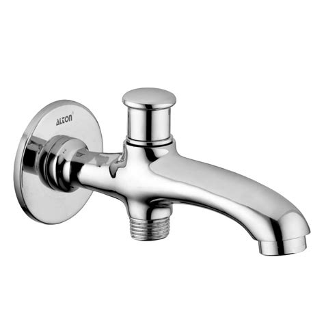 ALTON Ocean Bath tub Spout with Button Attachment for Tele. Shower ...