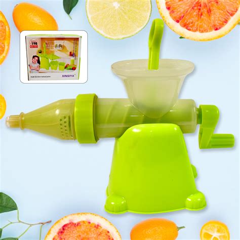 Manual Juicer Modern Plastic Fruit and Vegetable Juicer (1 Pc / Bowl N