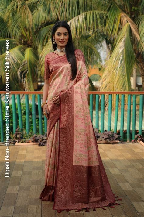 Dipali Non-Branded Stmai Kanjivaram Silk Sarees – Heriska