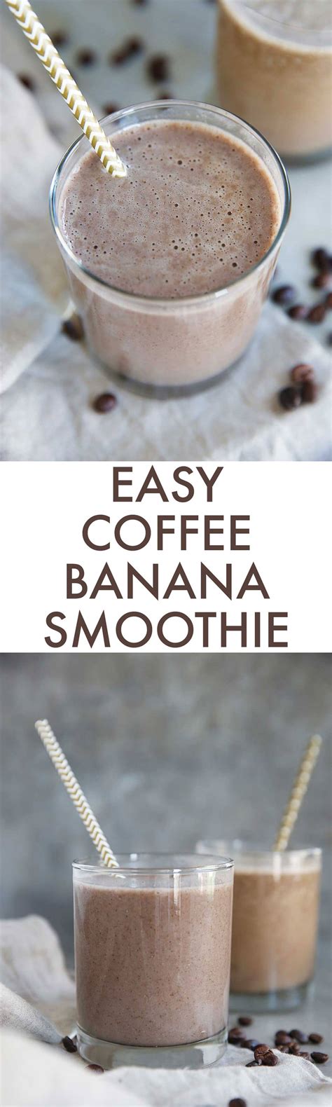 Easy Coffee Banana Smoothie Recipe - Lexi's Clean Kitchen