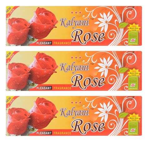 OTEE's Oswal Bamboo Kalyani Rose Incense Sticks (20.32 cm, 100 g, Brown ...