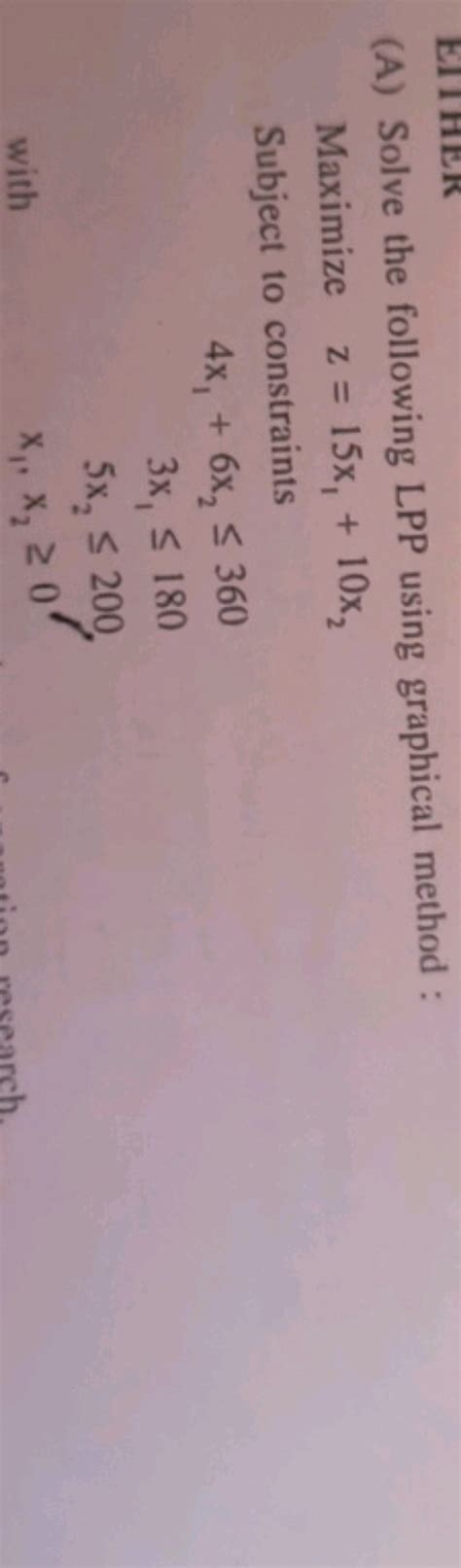 Image result for LPP Using Graphical Method