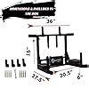 HASHTAG FITNESS Wall mount pull up bar, 3 in 1, dips station, home gym ...
