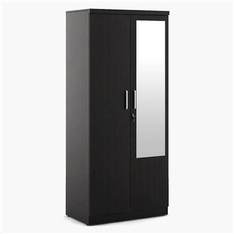 Buy Helios Rhine 2-Door Wardrobe with Mirror - Brown from Helios by ...